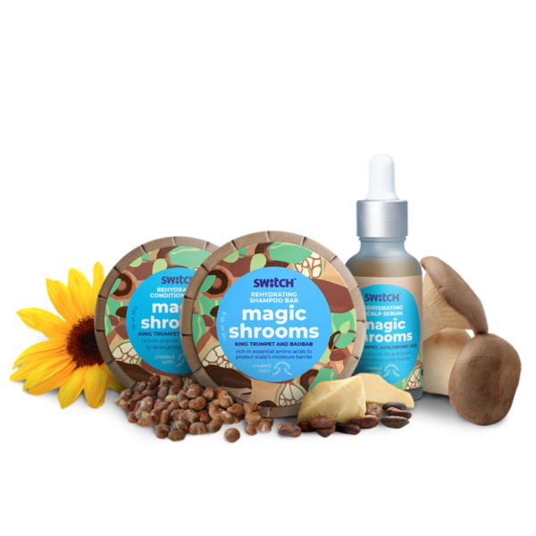 Magic Shrooms Haircare Bundle for Dehydrated Scalp