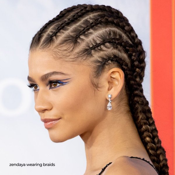 Natural hair styling techniques: Braids
